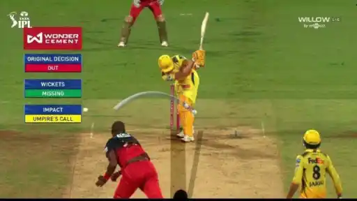 RCB vs CSK DRS Controversy